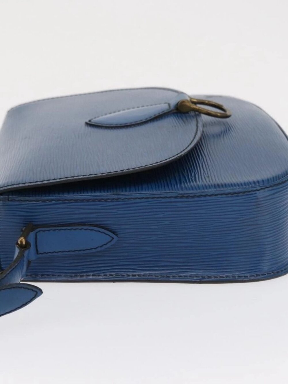 LOUIS VUITTON Epi Saint Cloud GM Shoulder Bag Toledo Blue M52195 LV Auth 163371 - Picture 6 of 16